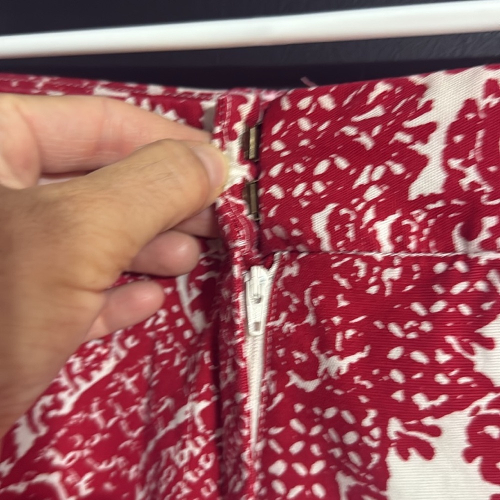 Talbots Printed Patterned Mini Stretch Skirt Size: 12 Length: 19.5” - Picture 3 of 6